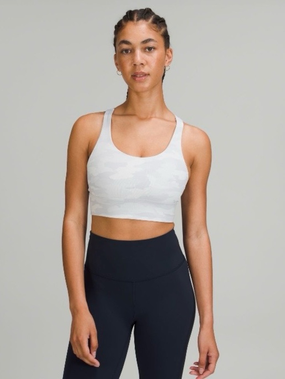 Women's Gray Camo Sports Bra Lululemon
